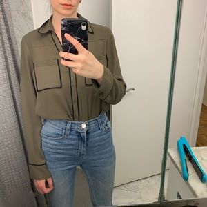 Express Portofino Shirt/Pajama Blouse (Slim Fit)